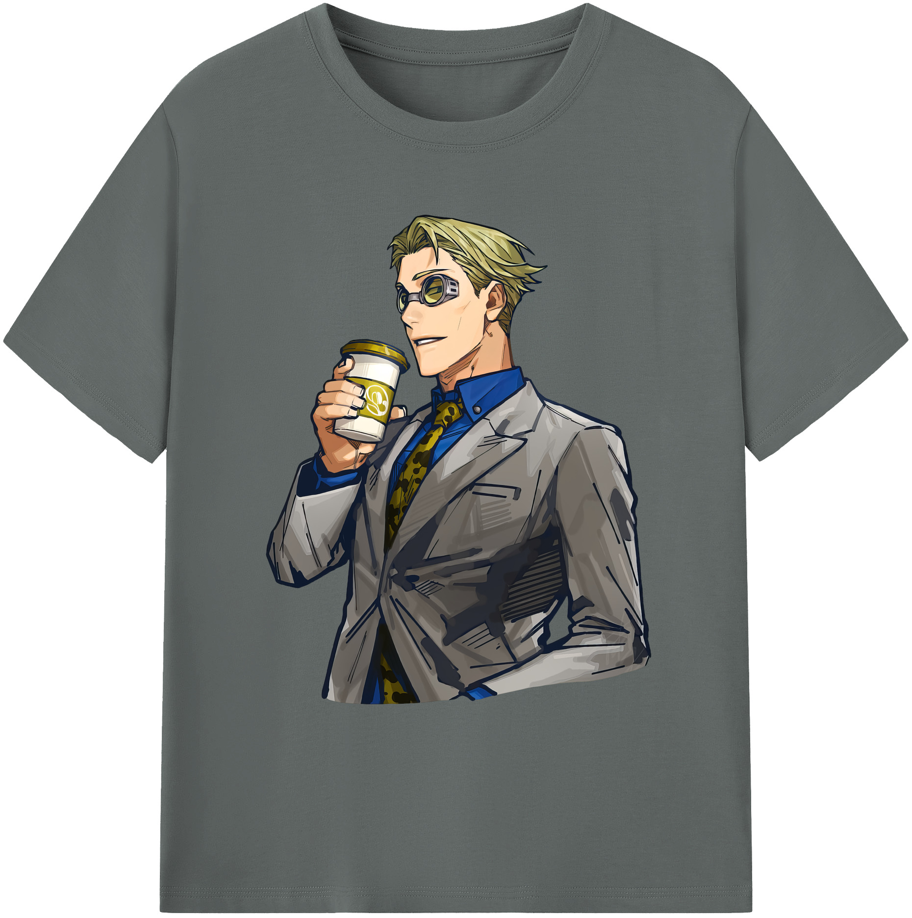 （画像用） 呪術廻戦 Jujutsu Kaisen 綿100％ メンズ半袖Tシャツ｜肌触りやわらか＆通気性
